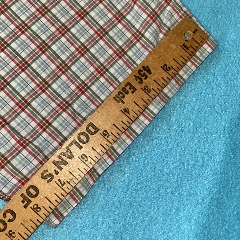 BANANA REPUBLIC button down short sleeve stretch soft wash slim fit NEW size XL - Picture 11 of 11